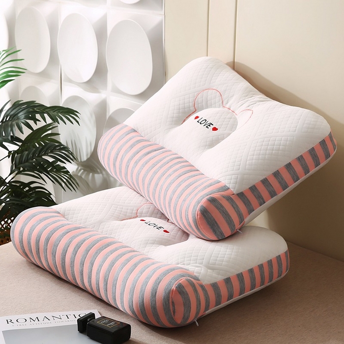 91家纺网 家纺一手货源 找家纺 （总）锦鲤枕芯 2025新款spa情侣护颈枕枕头枕芯