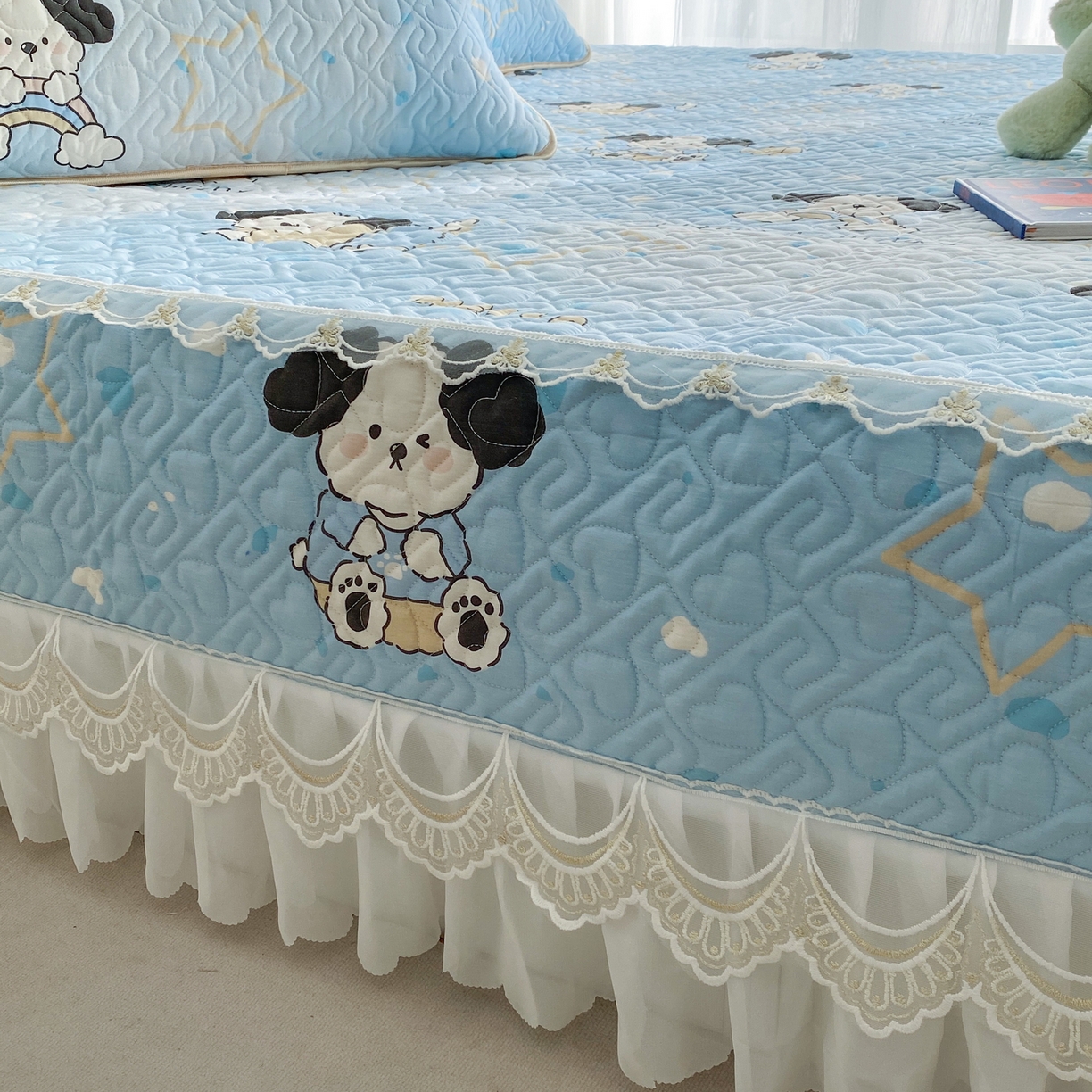 91家纺网 家纺一手货源 找家纺 （总）一电 2026新款定做纯棉榻榻米床盖 防滑A类四季通用夹棉炕罩 软垫大炕专用床单