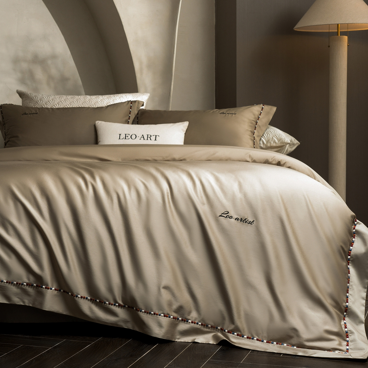 91家纺网 家纺一手货源 找家纺 （总）涞澳家纺 2025新款埃及长绒棉四件套-皙光