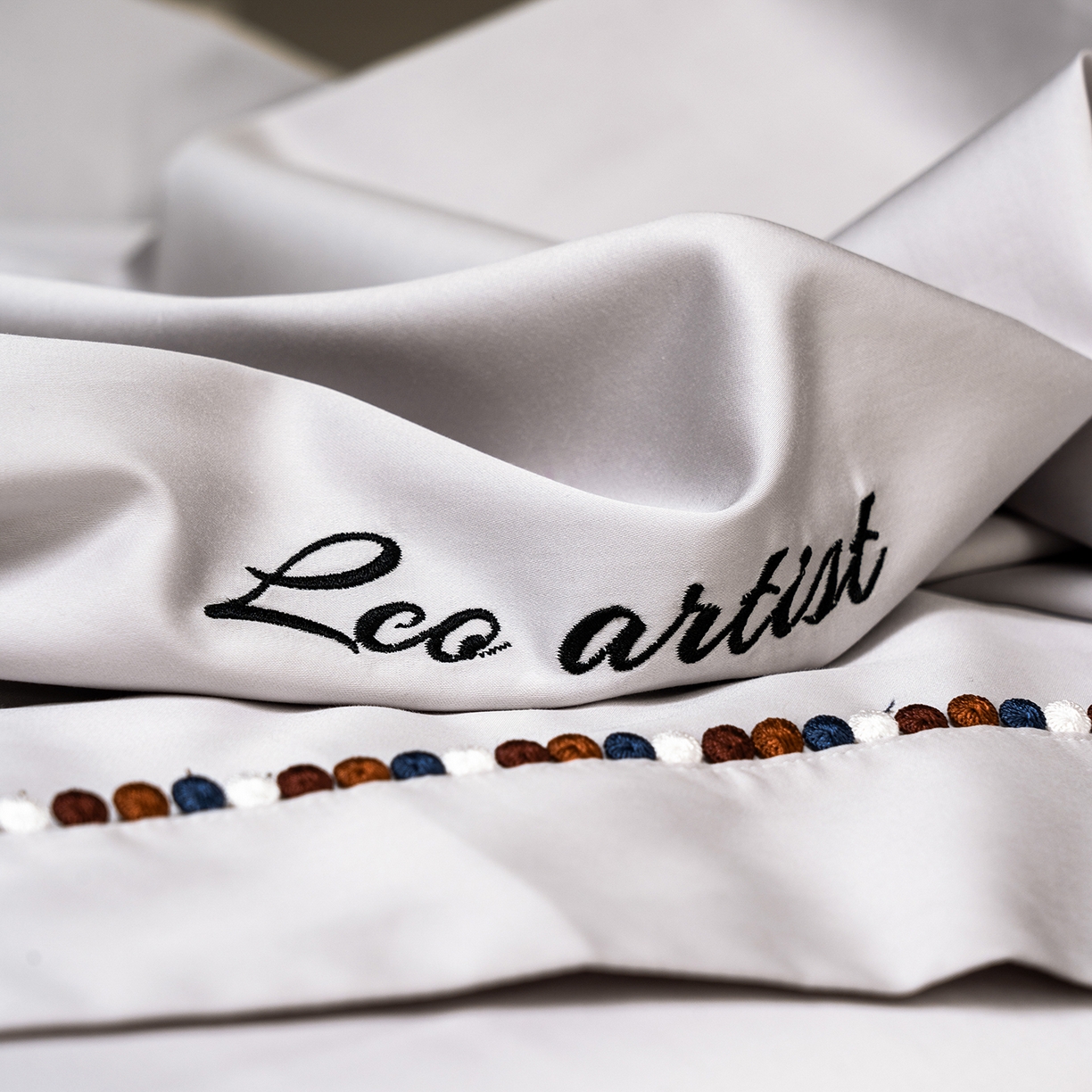 91家纺网 家纺一手货源 找家纺 涞澳家纺 2025新款埃及长绒棉四件套-皙光 皙光-奶白灰