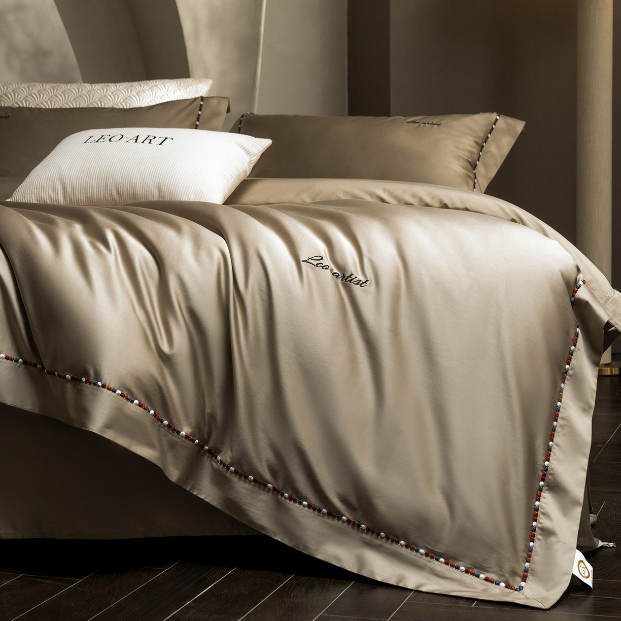 91家纺网 家纺一手货源 找家纺 （总）涞澳家纺 2025新款埃及长绒棉四件套-皙光