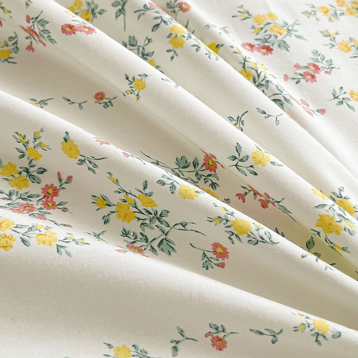 91家纺网 家纺一手货源 找家纺 兴美佳家纺 2026新款全棉印花韩版花边床裙款四件套 安娜花园