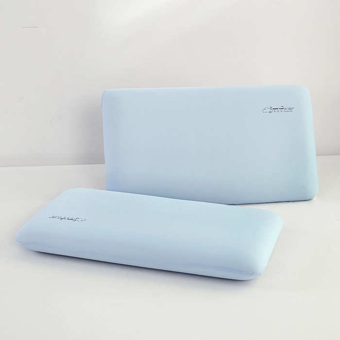 91家纺网 家纺一手货源 找家纺 明星枕业 2025新款零压慢回弹枕头枕芯儿童枕云朵记忆枕学生枕枕头枕芯 云朵记忆枕-蓝色