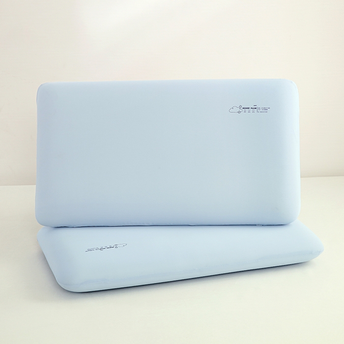 91家纺网 家纺一手货源 找家纺 明星枕业 2025新款零压慢回弹枕头枕芯儿童枕云朵记忆枕学生枕枕头枕芯 云朵记忆枕-蓝色