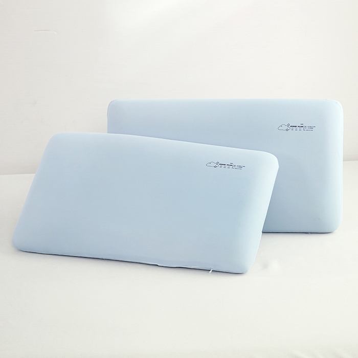 91家纺网 家纺一手货源 找家纺 明星枕业 2025新款零压慢回弹枕头枕芯儿童枕云朵记忆枕学生枕枕头枕芯 云朵记忆枕-蓝色