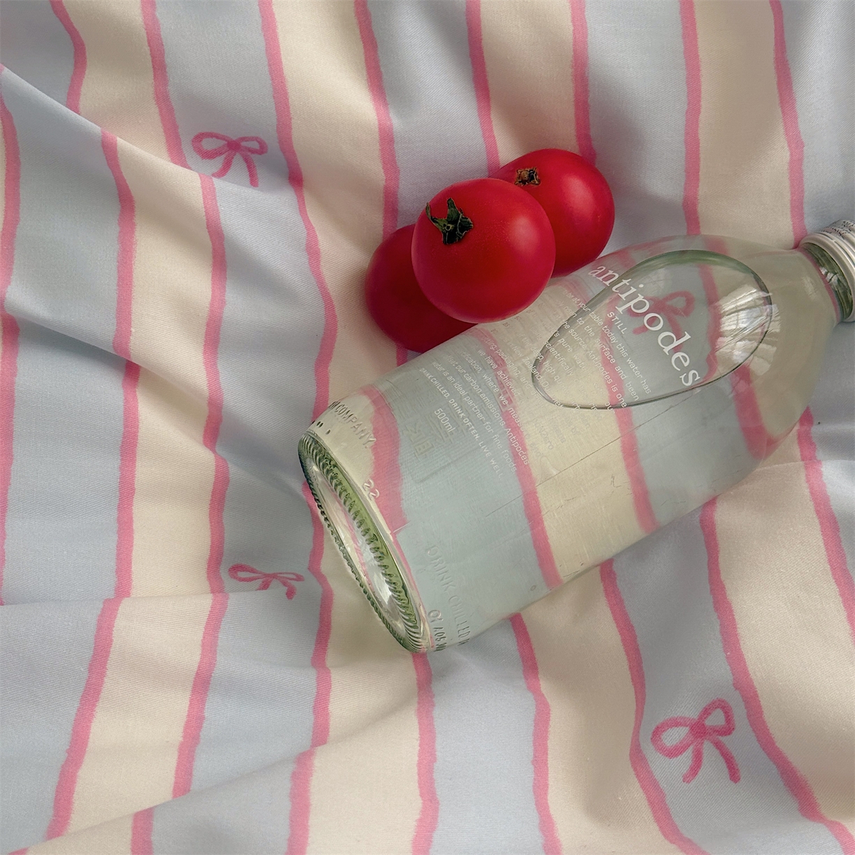 91家纺网 家纺一手货源 找家纺 三朵家纺 2026新款13070可爱INS风全棉四件套 芭蕾蝴蝶结