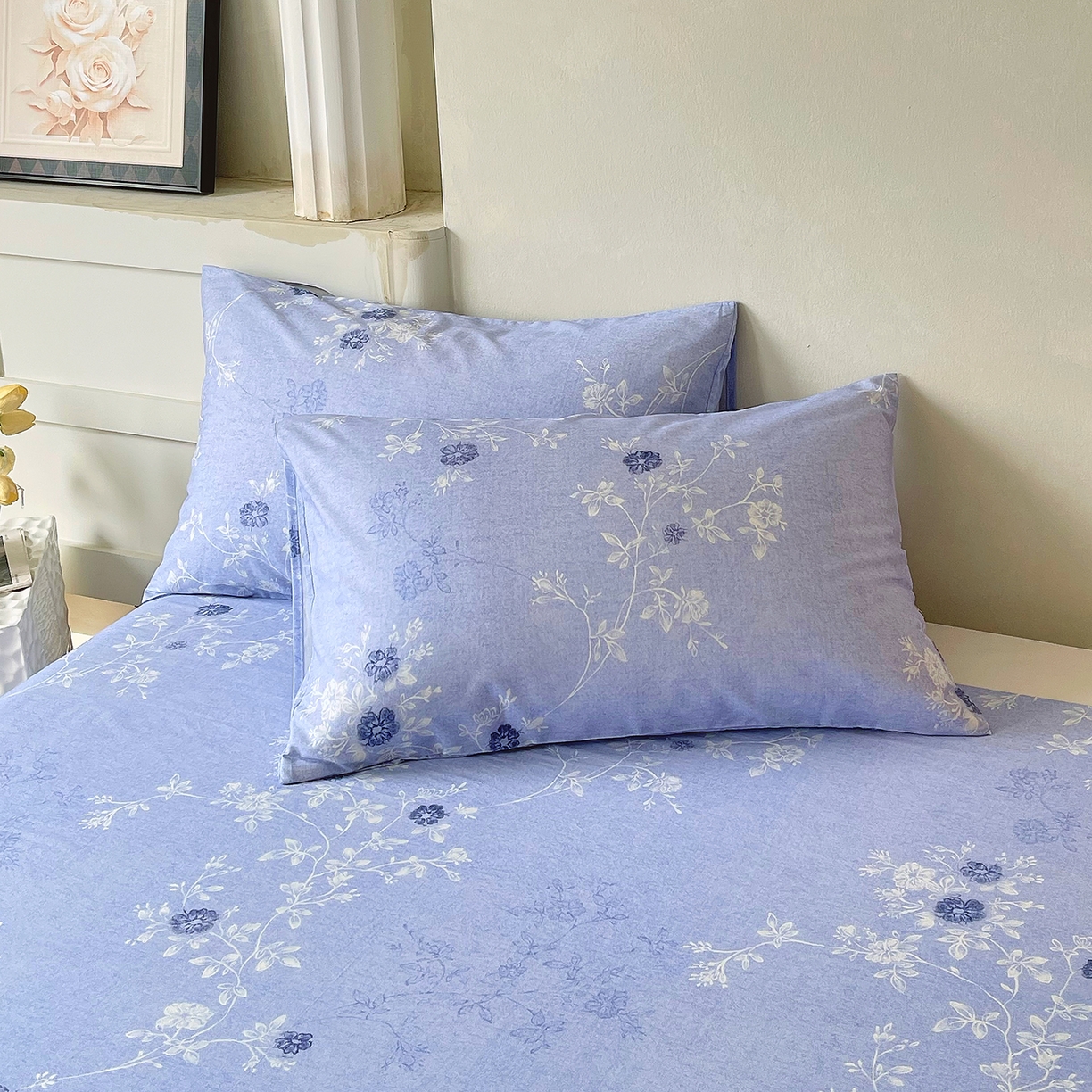 91家纺网 家纺一手货源 找家纺 （总）金鑫汇家纺 2026新款全棉印花小清新单品床单系列-可露丽