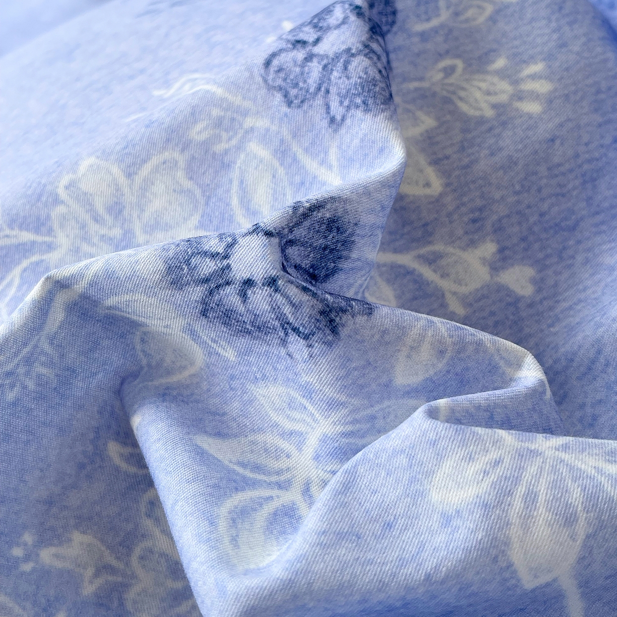 91家纺网 家纺一手货源 找家纺 金鑫汇家纺 2026新款全棉印花小清新单枕套系列-可露丽 海盐可露丽