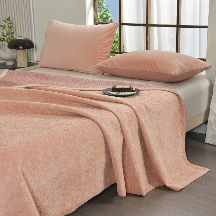 91家纺网 家纺一手货源 找家纺 （总）源舜家纺 2025新款天丝棉婴儿绒双面单床盖