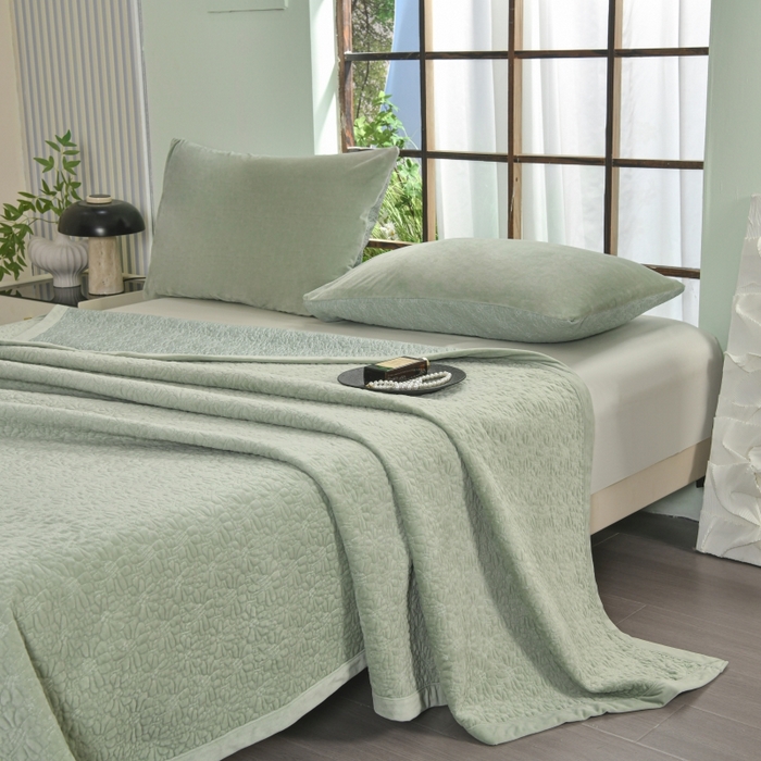 91家纺网 家纺一手货源 找家纺 （总）源舜家纺 2025新款天丝棉婴儿绒双面单床盖