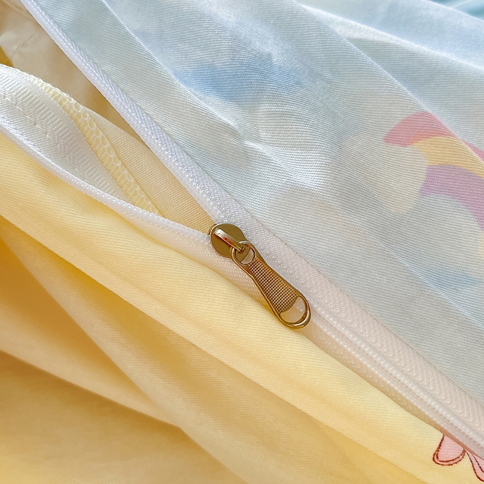 91家纺网 家纺一手货源 找家纺 花梦欣 2026新款全棉印花系列简约卡通款单被套 星芒小马