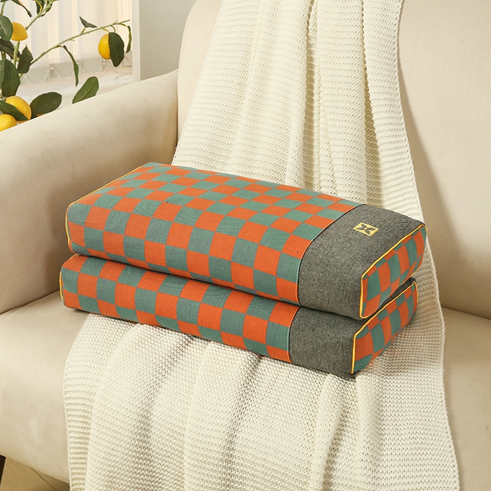 91家纺网 家纺一手货源 找家纺 （总）明星枕业 2025新款立体百福枕全荞麦枕12味花草成人枕头家用护颈枕芯