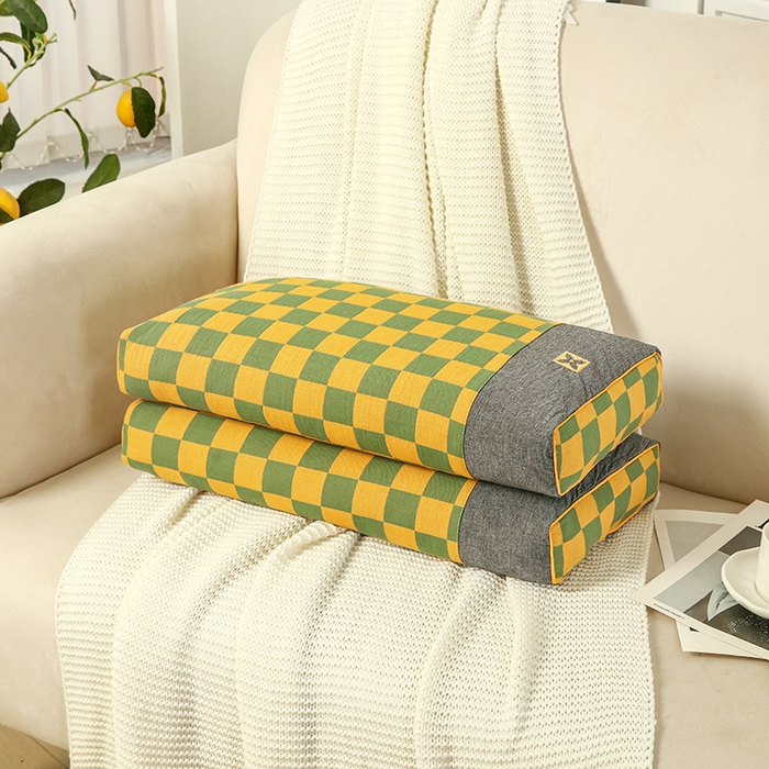 91家纺网 家纺一手货源 找家纺 （总）明星枕业 2025新款立体百福枕全荞麦枕12味花草成人枕头家用护颈枕芯