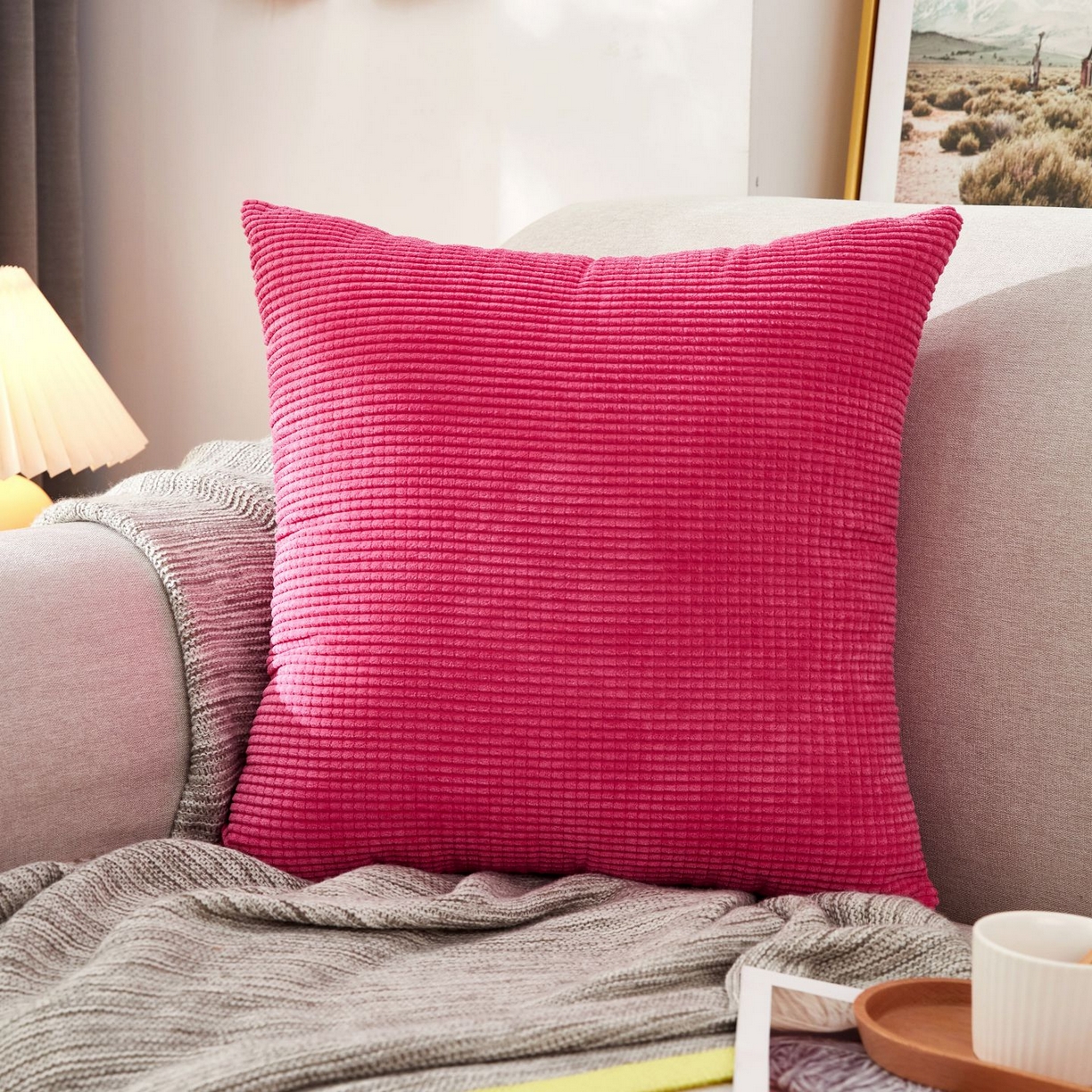 91家纺网 家纺一手货源 找家纺 （总）沐沐家纺 2026新款玉米绒抱枕