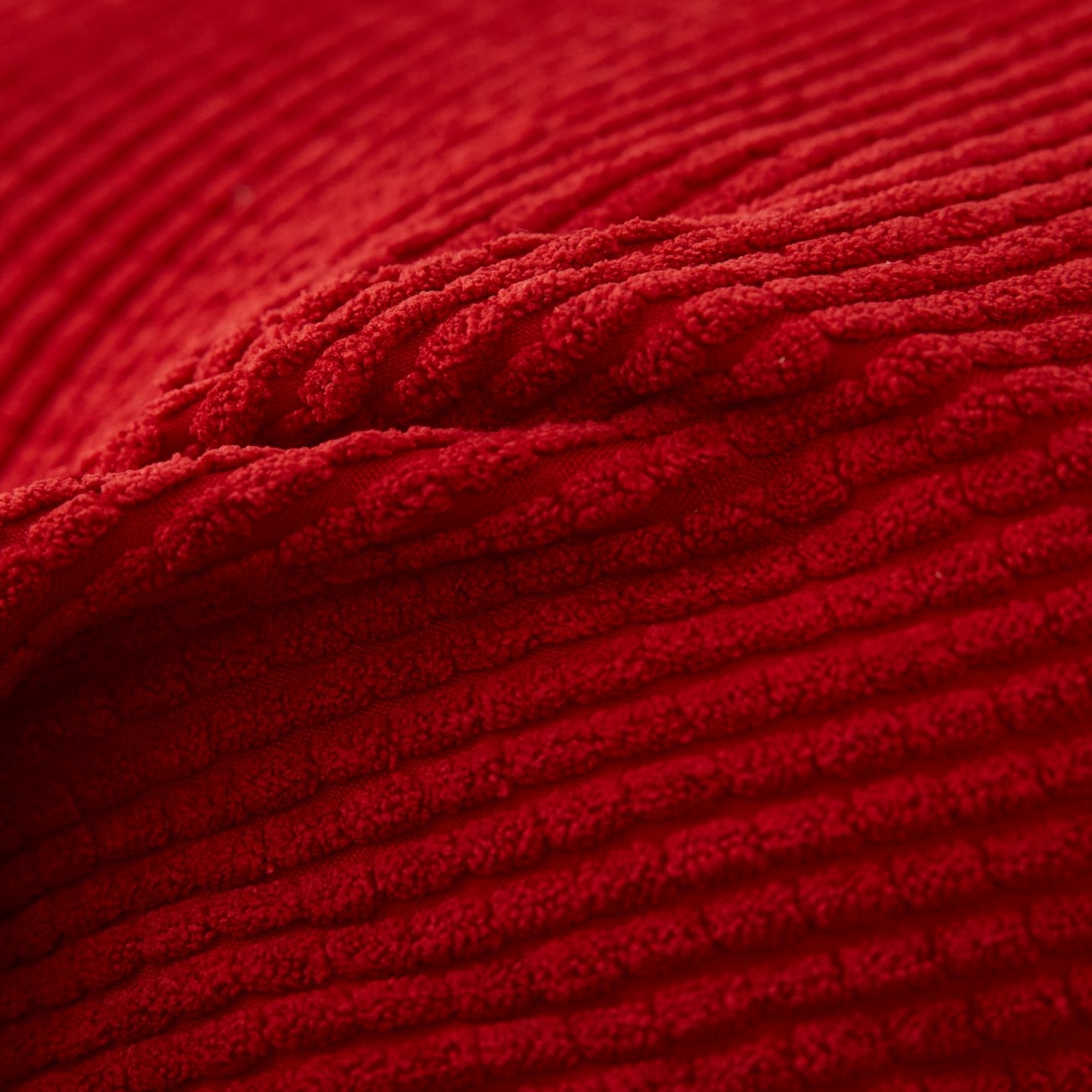 91家纺网 家纺一手货源 找家纺 沐沐家纺 2026新款玉米绒抱枕 大红