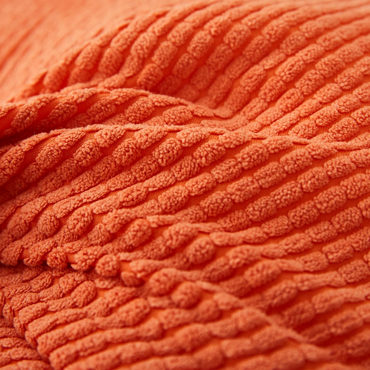 91家纺网 家纺一手货源 找家纺 沐沐家纺 2026新款玉米绒抱枕 橘黄