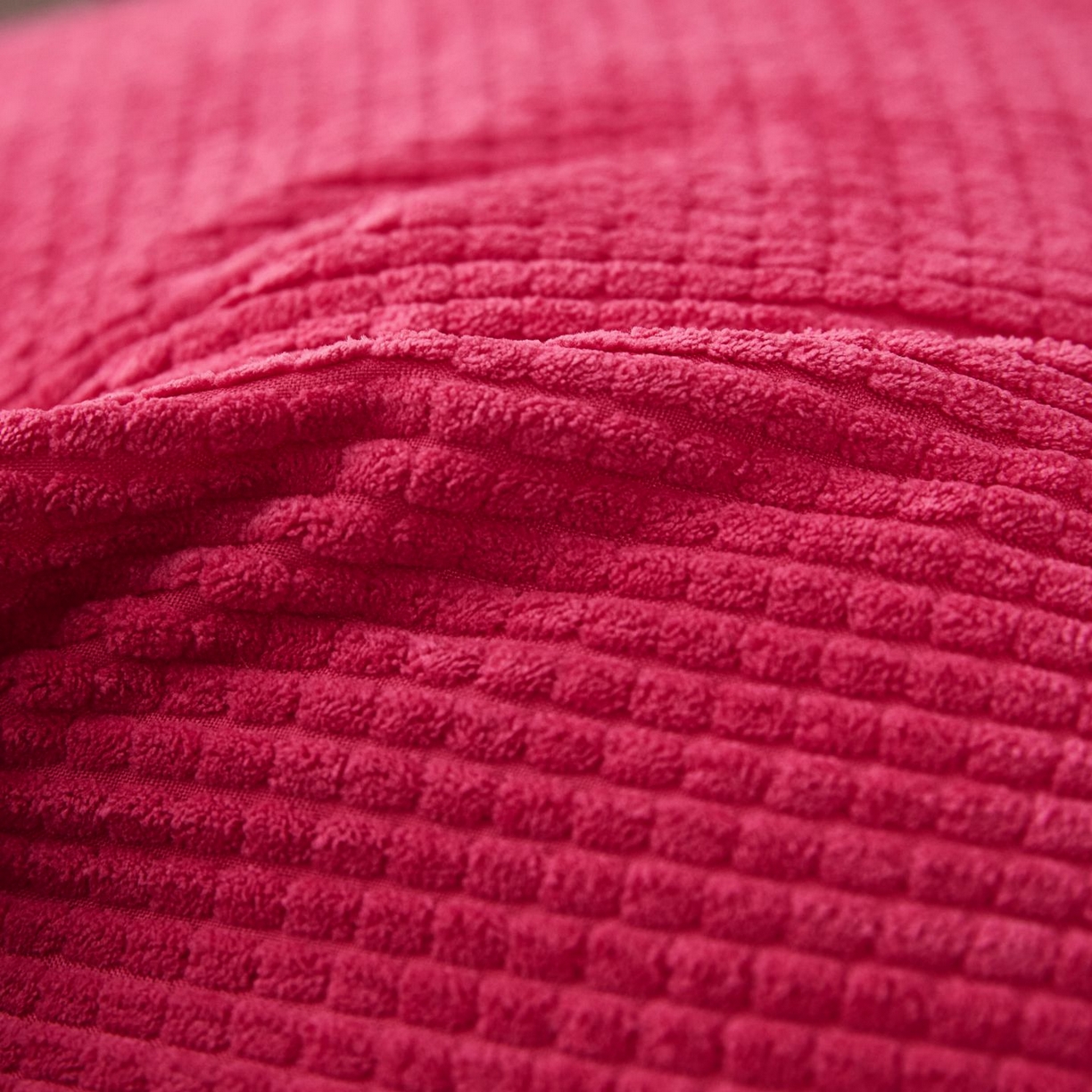 91家纺网 家纺一手货源 找家纺 沐沐家纺 2026新款玉米绒抱枕 玫红