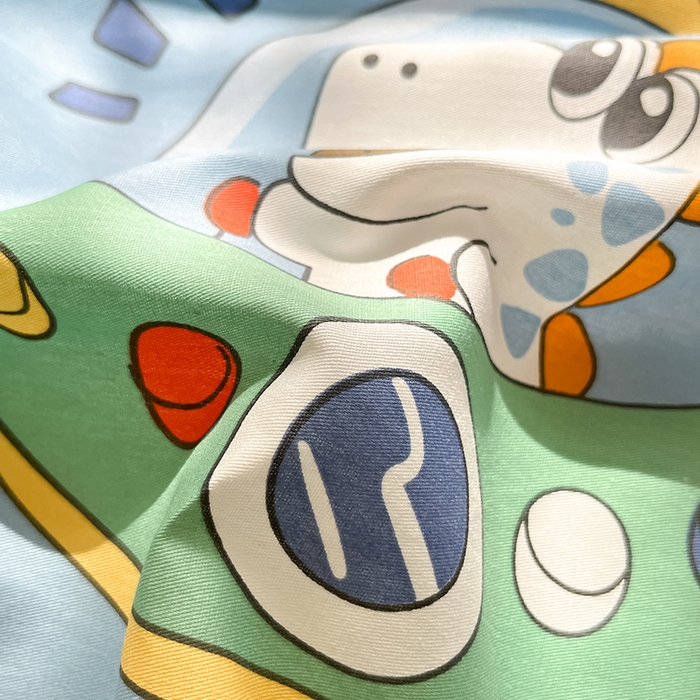 91家纺网 家纺一手货源 找家纺 花梦欣 2026新款全棉印花系列简约卡通款四件套 星际漫游记