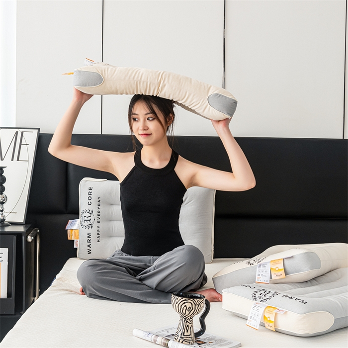 91家纺网 家纺一手货源 找家纺 （总）怡薇格枕芯 2026新款肩颈释压倍暖枕头枕芯