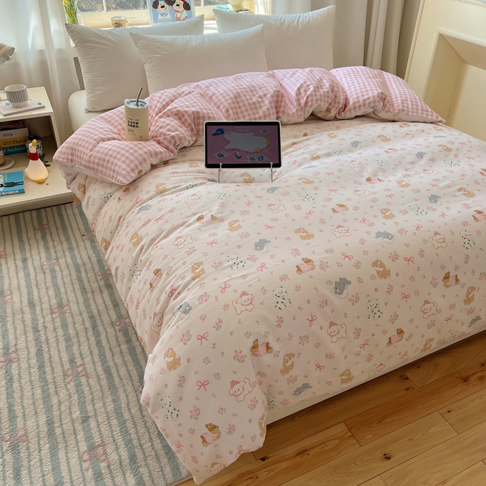 91家纺网 家纺一手货源 找家纺 （总）六巷胡同 2026新款40支全棉13070卡通单品被套