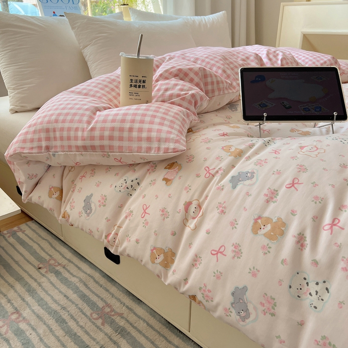 91家纺网 家纺一手货源 找家纺 （总）六巷胡同 2026新款40支全棉13070卡通单品被套