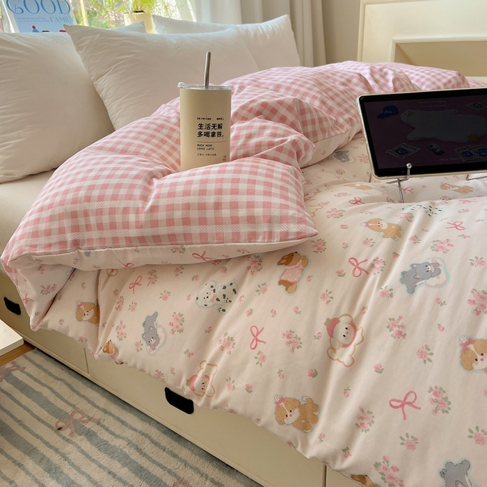 91家纺网 家纺一手货源 找家纺 （总）六巷胡同 2026新款40支全棉13070卡通单品被套