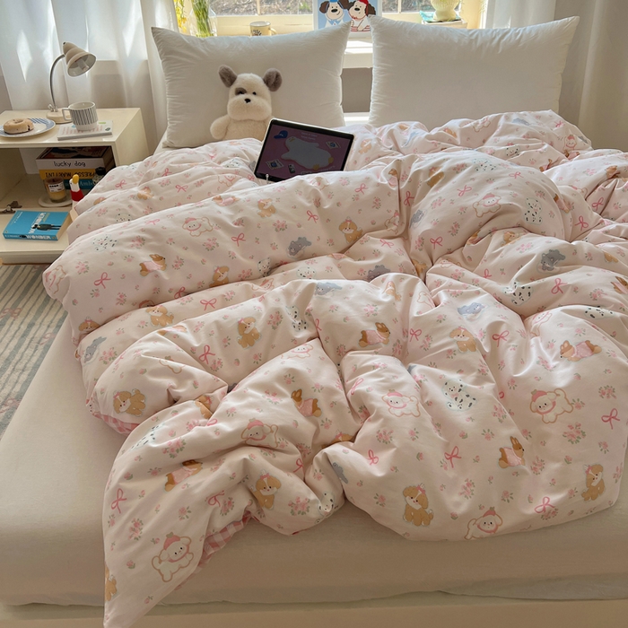 91家纺网 家纺一手货源 找家纺 （总）六巷胡同 2026新款40支全棉13070卡通单品被套