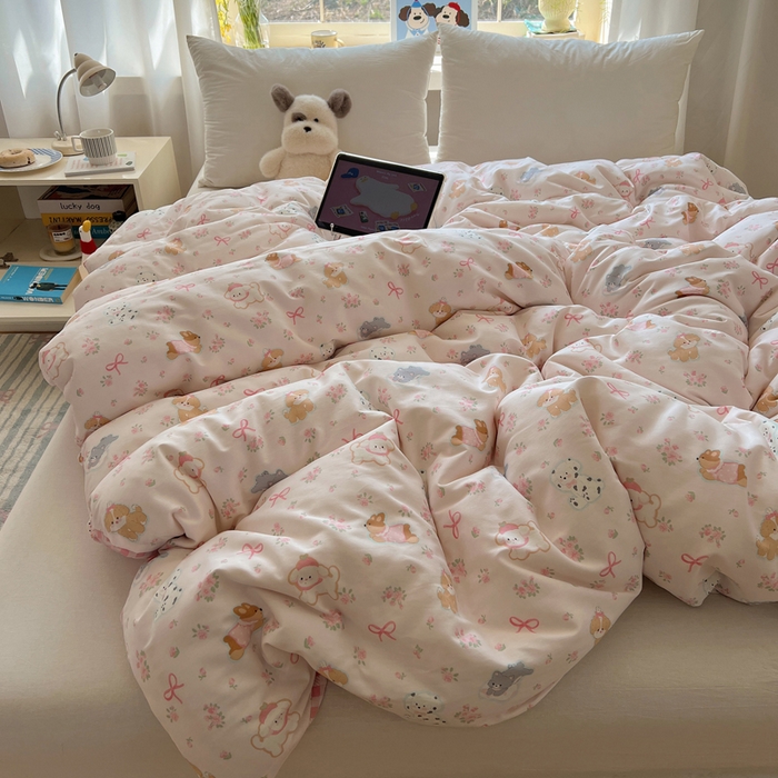 91家纺网 家纺一手货源 找家纺 （总）六巷胡同 2026新款40支全棉13070卡通单品被套