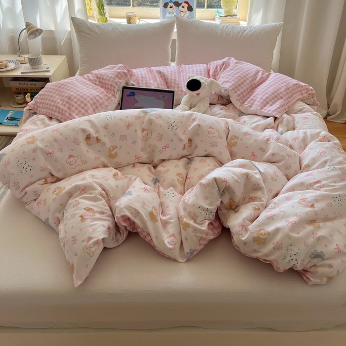 91家纺网 家纺一手货源 找家纺 （总）六巷胡同 2026新款40支全棉13070卡通单品被套