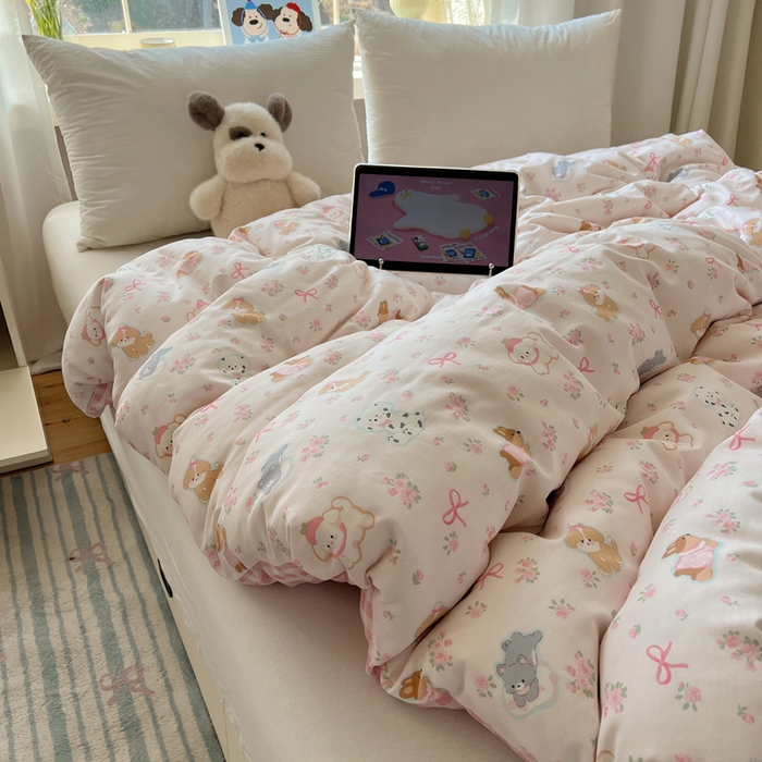 91家纺网 家纺一手货源 找家纺 （总）六巷胡同 2026新款40支全棉13070卡通单品被套