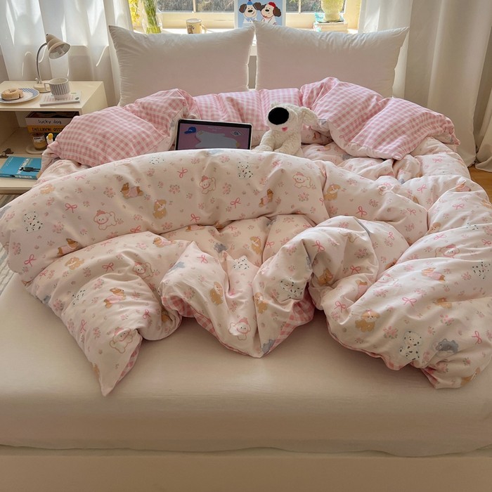 91家纺网 家纺一手货源 找家纺 （总）六巷胡同 2026新款40支全棉13070卡通单品被套