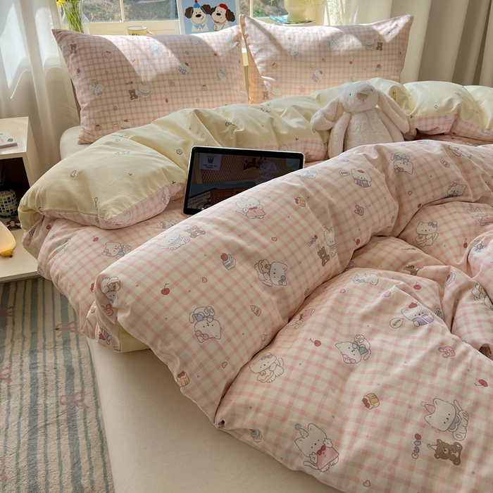 91家纺网 家纺一手货源 找家纺 （总）六巷胡同 2026新款40支全棉13070卡通单品被套