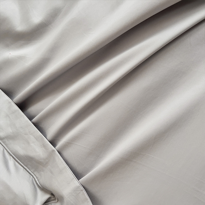 91家纺网 家纺一手货源 找家纺 总 嘉悦  2025 新款50*50S双股长绒棉简约纯色埋绳四件套邂逅-实拍