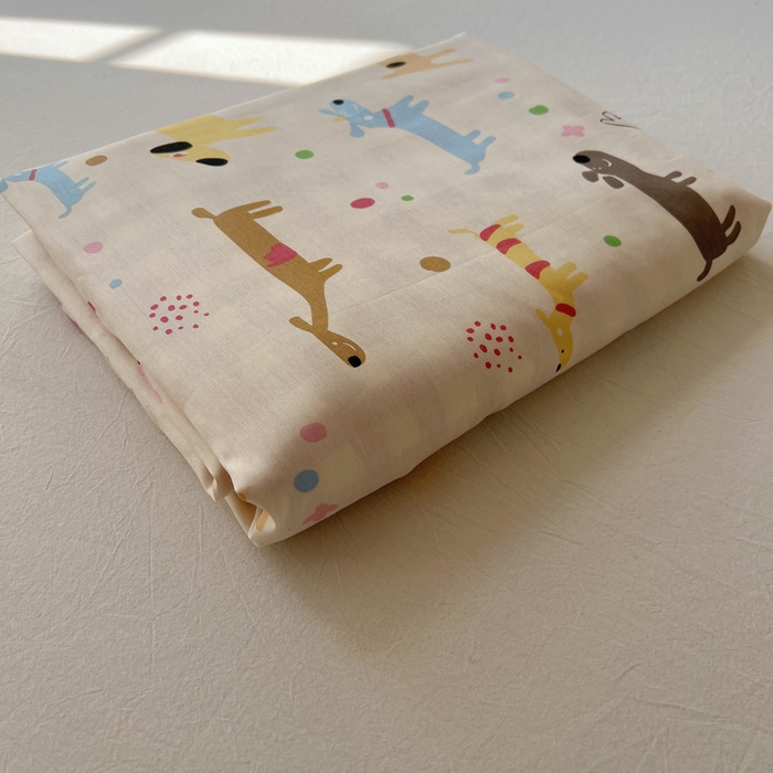 91家纺网 家纺一手货源 找家纺 六巷胡同 2026新款40支全棉13070卡通单品被套 被套叠拍图