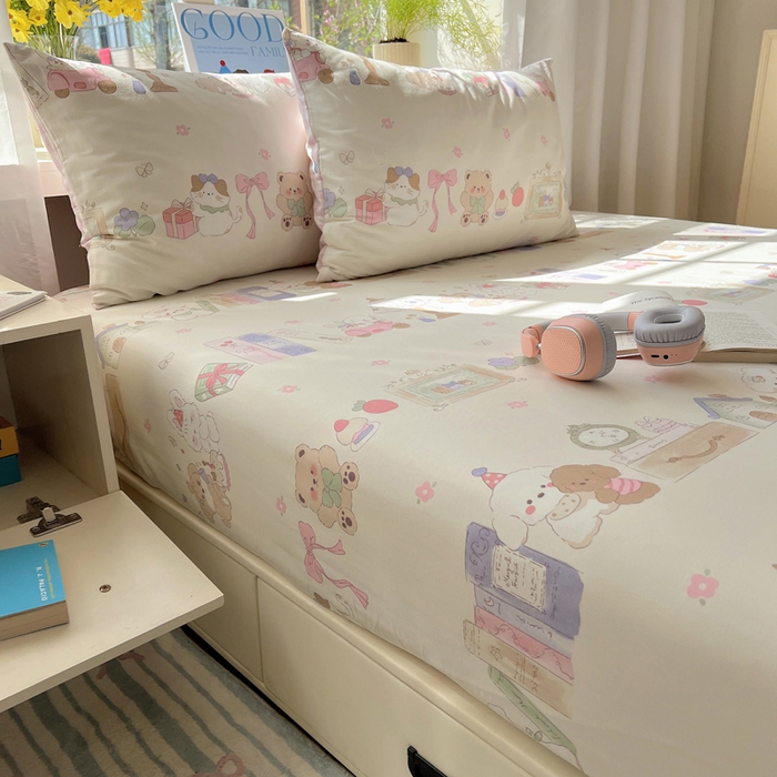 91家纺网 家纺一手货源 找家纺 （总）六巷胡同 2026新款40支全棉13070卡通单品枕套