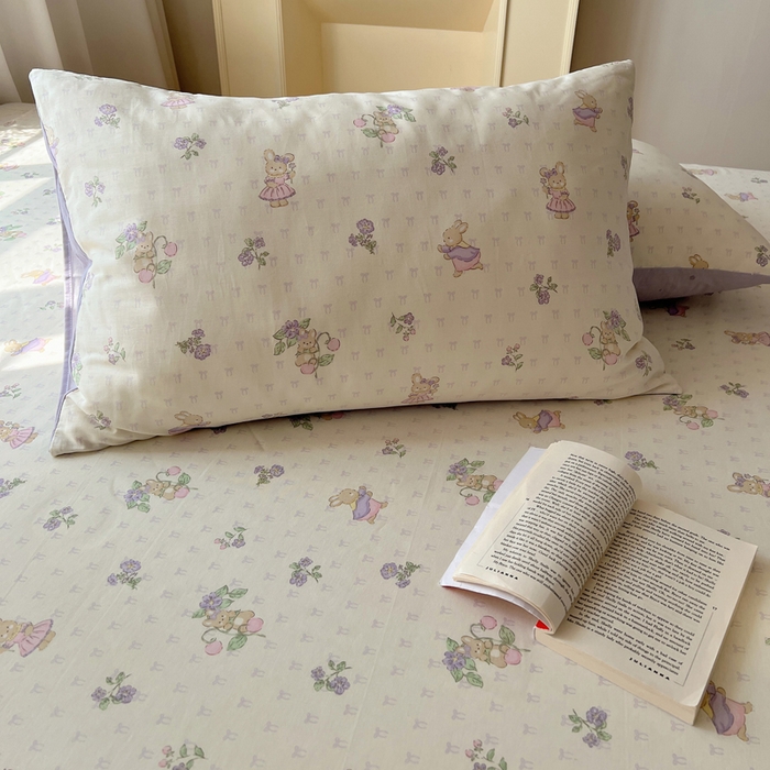 91家纺网 家纺一手货源 找家纺 （总）六巷胡同 2026新款40支全棉13070卡通单品枕套