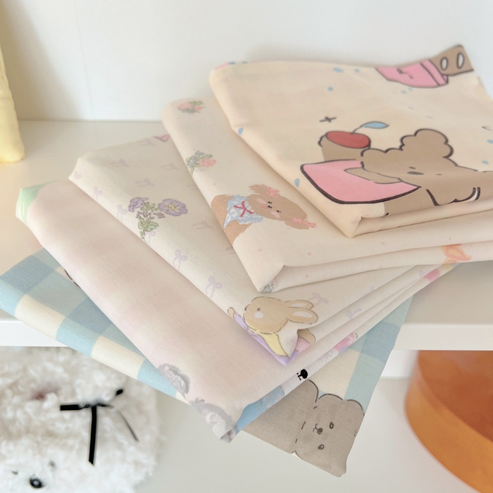 91家纺网 家纺一手货源 找家纺 六巷胡同 2026新款40支全棉13070卡通单品枕套 枕套叠拍图