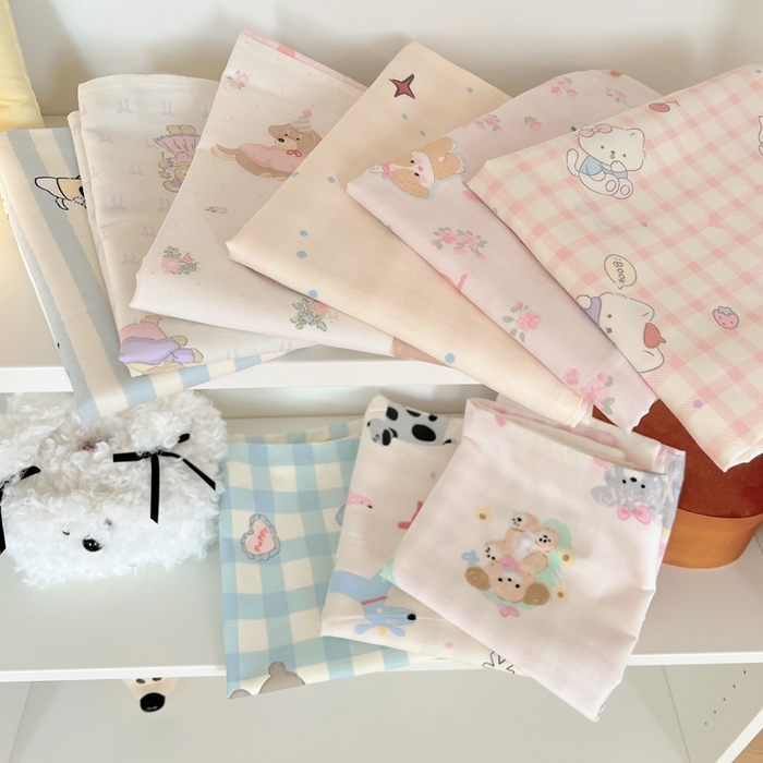 91家纺网 家纺一手货源 找家纺 六巷胡同 2026新款40支全棉13070卡通单品枕套 枕套叠拍图