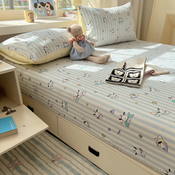 91家纺网 家纺一手货源 找家纺 （总）六巷胡同 2026新款40支全棉13070卡通单品床笠