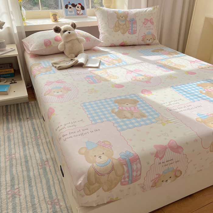 91家纺网 家纺一手货源 找家纺 （总）六巷胡同 2026新款40支全棉13070卡通单品床笠