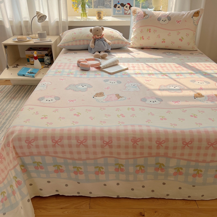 91家纺网 家纺一手货源 找家纺 （总）六巷胡同 2026新款40支全棉13070卡通单品床单