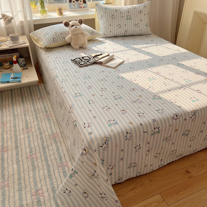 91家纺网 家纺一手货源 找家纺 （总）六巷胡同 2026新款40支全棉13070卡通单品床单