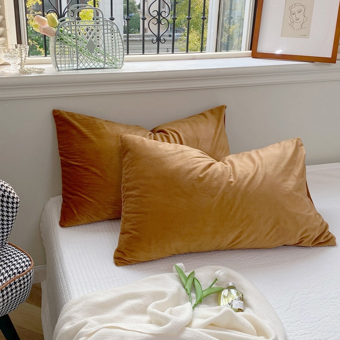 91家纺网 家纺一手货源 找家纺 （总）良品汇馆 2026新款天鹅绒枕头套子纯色保暖柔软枕套