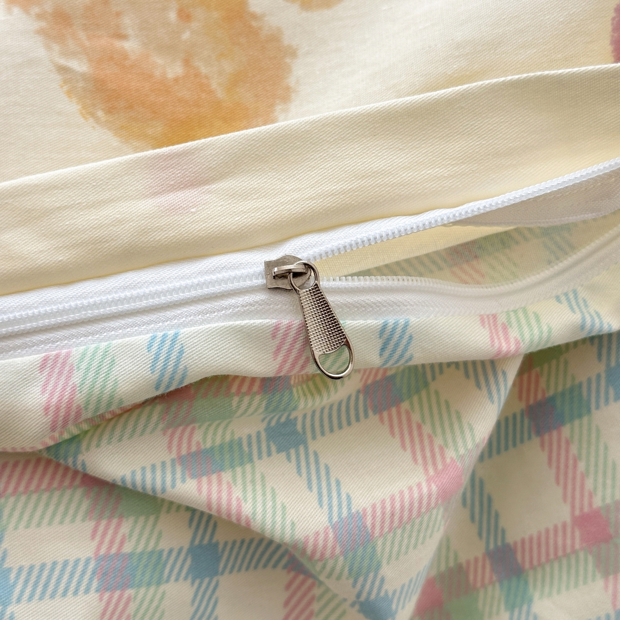 91家纺网 家纺一手货源 找家纺 清雅福 2026春夏新款INS小清新40支全棉13372单被套第一批 假日小狗