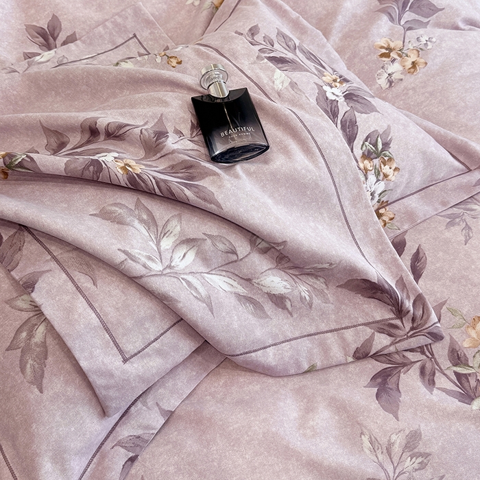 91家纺网 家纺一手货源 找家纺 遇安家纺 2026新款全棉活性印花四件套 漫花