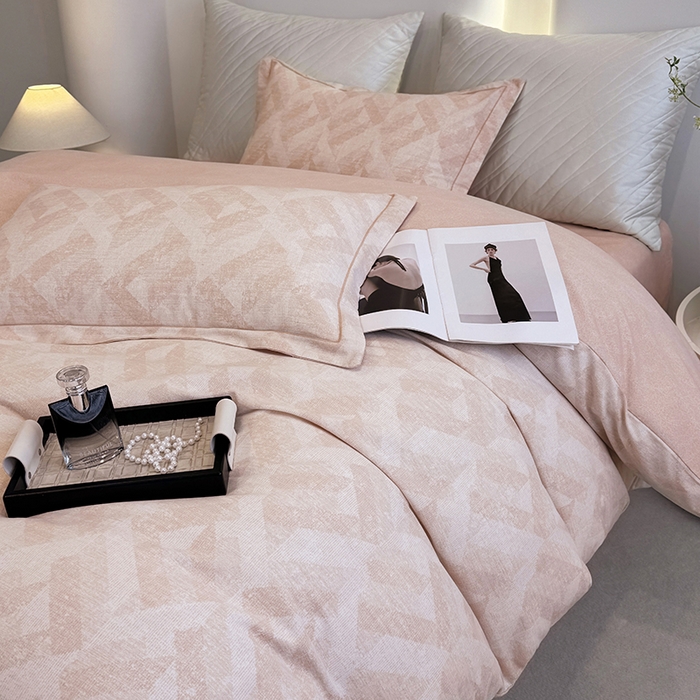 91家纺网 家纺一手货源 找家纺 遇安家纺 2026新款全棉活性印花四件套 维纳斯