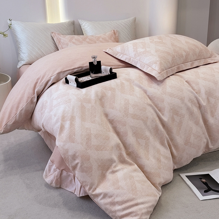 91家纺网 家纺一手货源 找家纺 遇安家纺 2026新款全棉活性印花四件套 维纳斯