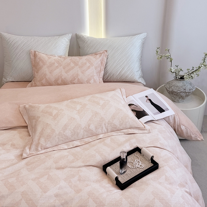 91家纺网 家纺一手货源 找家纺 遇安家纺 2026新款全棉活性印花四件套 维纳斯