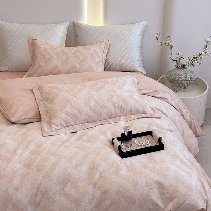 91家纺网 家纺一手货源 找家纺 遇安家纺 2026新款全棉活性印花四件套 维纳斯