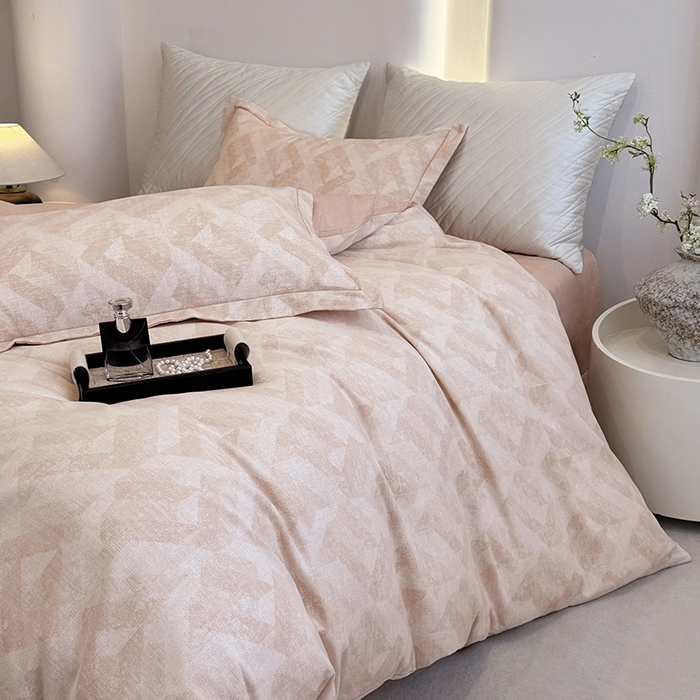 91家纺网 家纺一手货源 找家纺 遇安家纺 2026新款全棉活性印花四件套 维纳斯